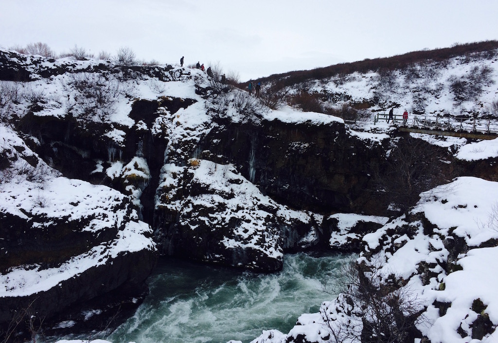 Hraunfossar bridge