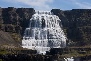 Dynjandi waterfall in Iceland