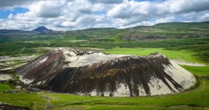 Grabrok crater - volcanic Iceland